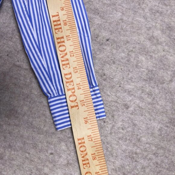 Polo Ralph Lauren Boys Blue White Striped Button Down Shirt Size 6 Classic - Picture 10 of 10